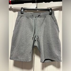 lululemon athletica Men's Heather Gray Athletic Drawstring Shorts